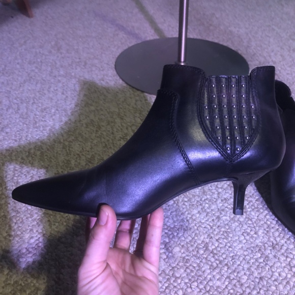 Black booties with silver detailing - Picture 3 of 8